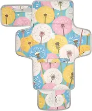 Reusable wipeable Changing pad with Tissue Pocket Diaper mat Changing pad for Moms, Dads