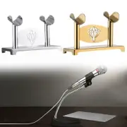Tabletop Microphone Stand Holder Microphone Stand Tray for Karaoke Stage