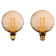 4w LED B22, E27 G125 Globe Warm White 1800k 9B22LED24, 9E27LED24