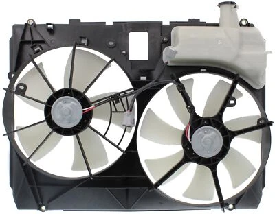 Radiator Fan Shroud Assembly for Toyota Sienna 2004-2005, Without Tow Package,
