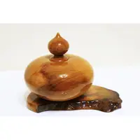 在飛比找蝦皮購物優惠-100%正台灣檜木重油『聚寶盆』擺飾藝術品(花瓶、寶瓶、胡瓜