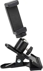 Gadpiparty 1Pc Guitar Headstock Smartphone Mount Holder Rotation Phone Stand for Live Streaming Compatible with Ukulele and Other Instruments Durable Design
