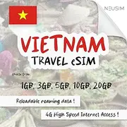 NeuSIM Vietnam eSIM 1-20GB Data | Same Day DELIVERY! (5GB for 30 Days)