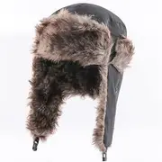 [JSAW] Men's and Women's Waterproof and Cold-Proof Ski Hats Warm Hats Wind-Proof Masks Ear Protection Caps