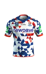 Newcastle Knights NRL ISC Kids Auckland Nines 9'S Jersey BNWTS Size 6- 14