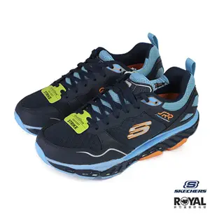 Skechers Pro 藍色 織布 足弓推進器 回彈 避震 休閒鞋 男款 NO.B1296【新竹皇家 】