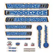 Mongoose - 2000 Motivator for Yellow frame - Decal set - old school bmx