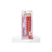 Hole pen student creative sketch hb pencil child writing correction pen triangle 2b pencil RED COLOR