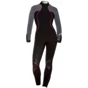 Bare 7mm Nixie Ultra Women's Full Wetsuit Black/Gray/Pink 14 Open Box