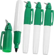 Outanaya 4Pcs Golf Ball Marker Pen Durable Plastic Golfing Ball Alignment Tool for Precise Setup for Golf Courses and Line Marking Easy to Use Golf Ball Marking Stencils