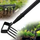 Hula Hoe Garden Tool - 2 in 1 Stirrup Action Hoe & Rake,Heavy Duty Weeding & ...