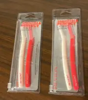 Lot 2 Packs Revlon Face Defuzzer Removes Peach Fuzz & Smooths Skin Stainless NEW