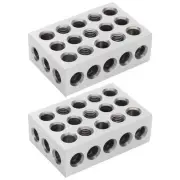 1 Pair 1‑2‑3 Blocks 23 Hole Matched 0.0002in Machinist 123 Jig Ultra NY