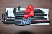 Wiha Long Metric Ball End Hex L-Key Set in Mold Holder,9 Piece 1.5-10MM Germany