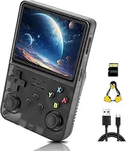 QIQIAZI R36S Retro Handheld Game Console with 128G Built-in 20000+ Classic Games, Open Source Linux System 3.5 Inch IPS Screen Portable Pocket Video Player
