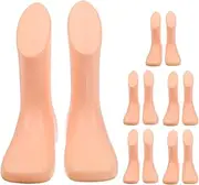 SECFOU 6pcs Foot Mold Foot Mannequin Sock Display Mannequin Foot Sock Model Foot Stand Mannequin Foot for Socks Plastic Foot Sock Mannequin Foot Display for Socks Mannequin Feet