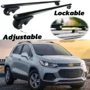 2PCS Cross Bars Luggage Carrier Alu Ajustable Fits For Holden Trax 2013-2022