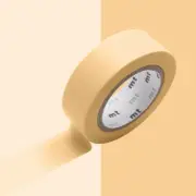 Masking Tape MT 1,5 CM Plain Pastel Orange
