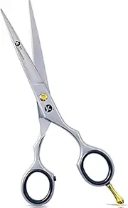 K5 International Hair Cutting Scissors Professional Hairdressing Barber Shears Japanese Stainless Steel Razor Edge Scissors for Hair Salon, Men, Women and Kid’s 6 inch (5.5)