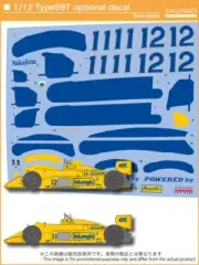 SHUNKO Decal Sheet 1:12 Scale Camel Lotus 99T Option Decal Sheet suit Beemax Kit