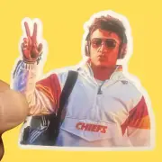 Patrick Mahomes Sticker - Kansas City Chiefs - KC Chiefs - Weatherproof