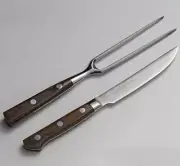AUX x TOJIRO Premium Steak Knife & Fork Set Handcraft Tsubame-Sanjo Japan