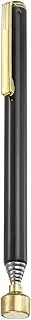 uxcell Telescoping Magnetic Pickup Tool 3LB Stainless Steel 5.1" to 25.5" Extendable Magnet Retrieval Stick with Pocket Clip for Car Industry Garage Office, Black