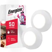 Luces de Disco Led 2 Paquete Operacion Bateria Luz de Empuje Luces Inalambricas