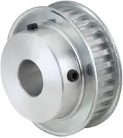 1pcs XL 34T Alloy Pulley Teeth Pitch 5.08 Mm Trapezoidal Tooth Pulley Wheel Bore Size 8/10/12/14/15/19/20 Mm Belt Width 10/15mm(14x5x2.3 mm,Belt Width 10 mm)