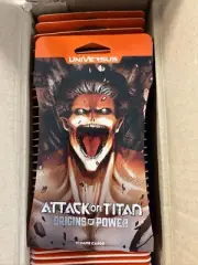 Attack On Titan Origins Of Power Sleeved Pack X10