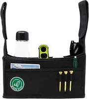 BirdePlay | BirdeBag | Golf Pouch, Golf Push Cart Accessory Bag | Push Cart Bag (Oynx)