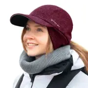 TOP-EX M/L/XL Unisex Waterproof Baseball Cap with Ear Flap Ponytail Hole Refl...