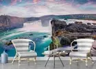 3D Fall Landscape Self-adhesive Removeable Wallpaper Wall Mural