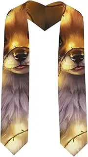 [EdWal] cute Fox print Graduation Stole and Sash Class for Unisex Adult Honor Stole Honor Stole of 2025
