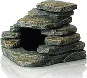 PYPABL Aquarium Ornaments, Aquarium Mini Skull Skeleton/Aquarium Mini Castle/Aquarium Hippon Cave/Aquarium Rock Stone Cave Decoration, Fish Tank Decoration Landscape Hiding House