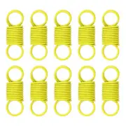 20Pcs Beads clamp Mini Spring Clamps Bead Jewelry End Clasps, Yellow