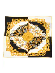 Barocco Print Silk Bandana