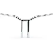 LA Choppers Chrome 12" One Piece Kage Fighter Handlebar | LA-7337-12