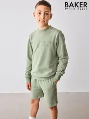 Baker by Ted Baker 100% Cotton Sweatshirt and Shorts Set (N79010) | $42 - $51