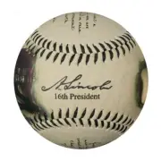 Lincoln Portraits w/ Gettysburg Address Baseball - B-LINGH