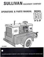 Sullair 125, Sullivan 150 Operators & Parts Manual
