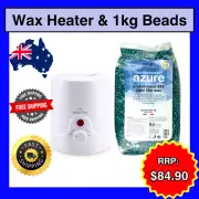 Hi Lift Pro 200 Professional Wax Heater + Mediterranean Azure Hot Wax Beads AUS