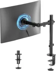 Suptek Single Monitor Arm Desk Mount for Most 13" to 32" Monitor Screens up to 2