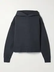 [SLVRLAKE] SLVRLAKE - Cotton-jersey Hoodie - Black - small small Black