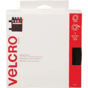(3)-VELCRO Brand 3/4 In. x 15 Ft. Black Sticky Back Reclosable Hook & Loop Roll