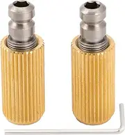 Wilkinson WVS50IIK Tremolo Bridge Mounting Insert and Stud, Original Color (Set of 2)