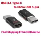 Type-C Male to MicroUSB Female Converter Adapter For Samsung Galaxy A54 A34 M14