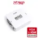 【atake】VGA轉HDMI轉接器 支援HDCP/母對母/支援1080P高畫質/帶3.5mm立體聲音源孔
