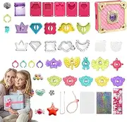 Princess Jewelry Box for Girls | Pretend Jewelry for Little Girls | Pretend Little Girls Treasure Box Bracelets Chest 3-9 Years Old