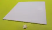 Delrin Acetal Sheet White POM (1/8) .125 Thick x 12" Width x 12" Length